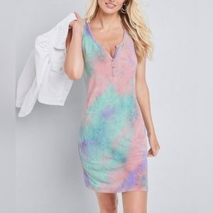 Venus soft cotton tie die dress